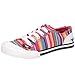 Price comparison product image Rocket Dog Jazzing Eden Stripe Womens Casual Shoes 7 UK Red/Multi