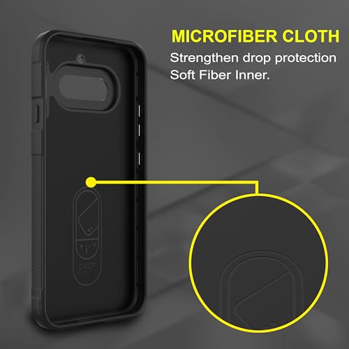 Image of Zapcase Back Case Cover for Nothing Phone (4a) | Compatible for Nothing Phone (4a) Back Cover | Liquid Silicon Magic Case with Camera Protection | Black