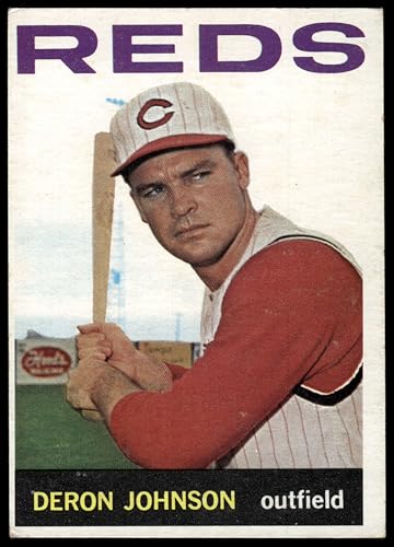 1964 Topps #449 Deron Johnson Reds Baseball Card Good