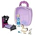 Produktbild Disney Store Offizielles ELSA Minipuppen-Spielset, Die Eiskönigin - Völlig unverfroren, Once Upon a Story Kollektion, 7-TLG., Figurenset mit Zubehör, inklusive Olaf, Schaukelpferd, Ab 3 Jahren