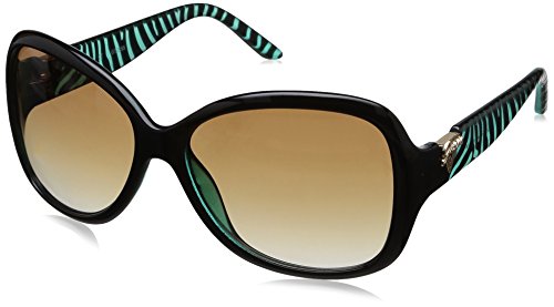 Guess Women's Gradient GU7229-BRN-34 Green Rectangle Sunglasses