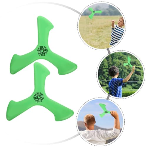 ibasenice Boomerangs blandos de espuma para juego, set de 2 piezas, material EVA seguro, ligero y versátil para exteriores, ideal para playa y juego familiar miniatura 3