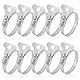 Alethron Schlauchschellen Edelstahl, 10 Stück 21-44mm Einstellbare Schlauchklemme 304 Edelstahl Schlauch Clips mit Griff Mehrzweck Rohrschellen für Wasserrohr Gas pool Schlauch