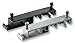 Feet Din Rail Mounting Grey - Price For 1 Each