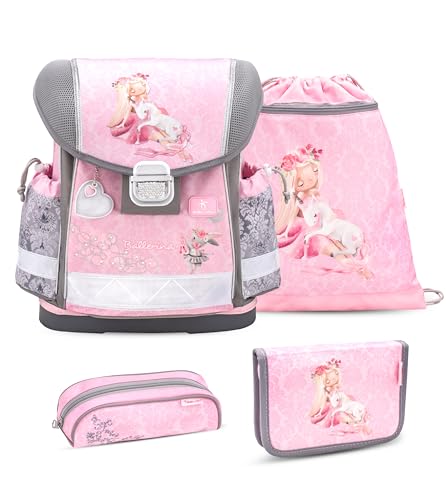 Belmil Classy Schulranzen Set 4 - teilig (403-13/AG/S) (Ballerina)