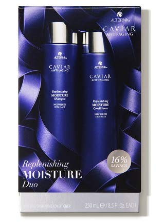 Alterna Caviar Anti-Aging Replenishing Moisture Duo Kit Shampoo 8.5 oz + Conditioner 8.5 oz, 17 fl. oz.