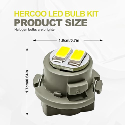 Kit de bombillas LED para control clima AC Dodge Ram 4 piezas miniatura 2