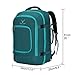 Hynes Eagle Travel Backpack 40L Flight Approved Carry on Backpack Men Large Cabin Weekender Laptop Backpack Women 15.6 inches Teal with 3PCS Packing Cubes 2018