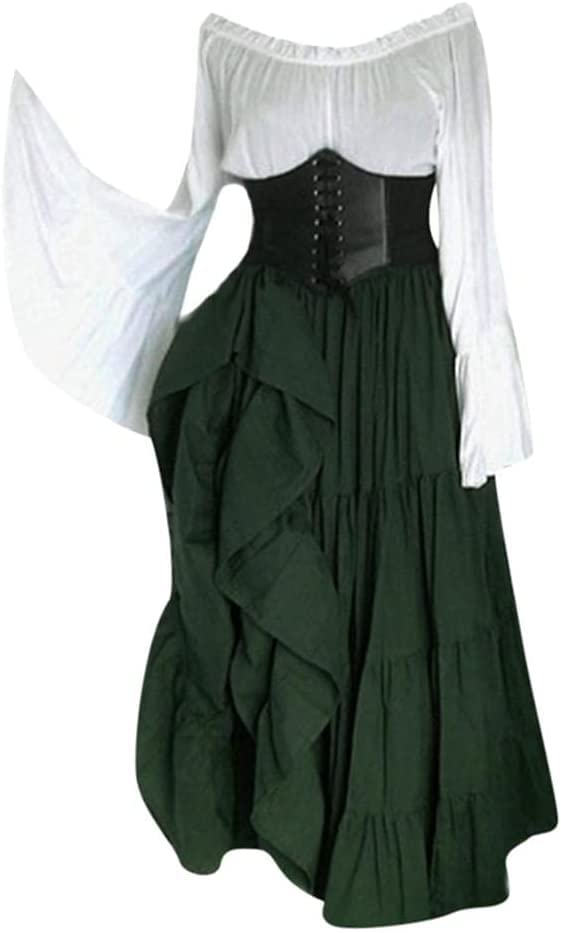 Abito Medievale Donna Curvy - Vestito Steampunk Vintage Per Feste E Carnevale - Foto 11