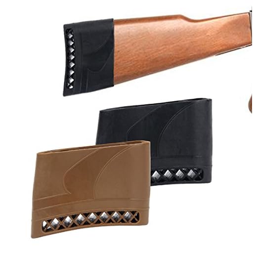 TargetEvo Slip On Rubber Recoil Pad Buttstock for Shotguns Rifles Hunting Shooting Extension Butt Pad