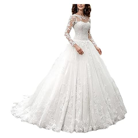 yhfshop Elegant Long-Sleeved Lace Dress Cover