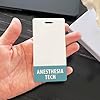 Anesthesia Tech Badge Buddy Vertical Oversized Hydrogen Blue Heavy Duty 1 Pc - Spill & Tear Proof Cards - 2 Sided USA Printed Quick Role Identifier ID Tag Backer by BadgeZoo #3