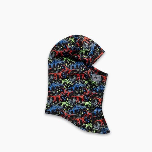 Turtle Fur Kids Comfort Shell UV MaxClava Lightweight Balaclava Ages 3-6, Fossilopolis