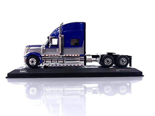 Modelo de coche Lonestar Train Machine 2010 azul metálico 1:43 miniatura 2