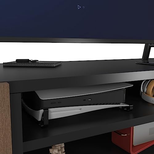 Suporte Horizontal Preto para PlayStation 5 de Mídia Física - Estabilidade e Organização