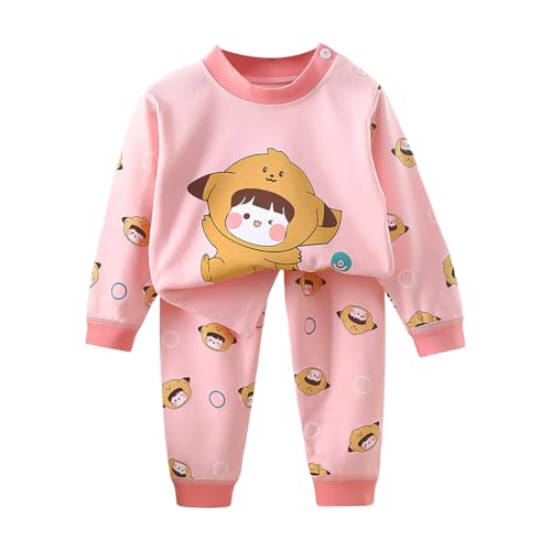 パジャマ キッズ 長袖 綿 かわいい おしゃれ ルームウェア 女の子 男の子 ベビー 上下セット 部屋着 動物柄 子供服 春秋 薄手 幼児 寝巻き 可愛い 秋服 長袖Tシャツ パンツセット 柔らかい 寝間着 誕生日 プレゼント 1-6歳