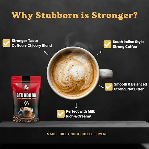 Image of STUBBORN by Swada Originals | Extra Strong Instant Coffee | Deep, Bold & Uncompromising | First Try Pack | 75g