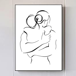 Black and White Abstract...