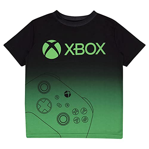 X-Box Controller Jungen T-Shirt Grün/Schwarz 12-13 Jahre | Xbox One, Xbox-Serie X, Xbox-Serie S, Gamer-Geschenke, Geburtstagsgeschenkidee