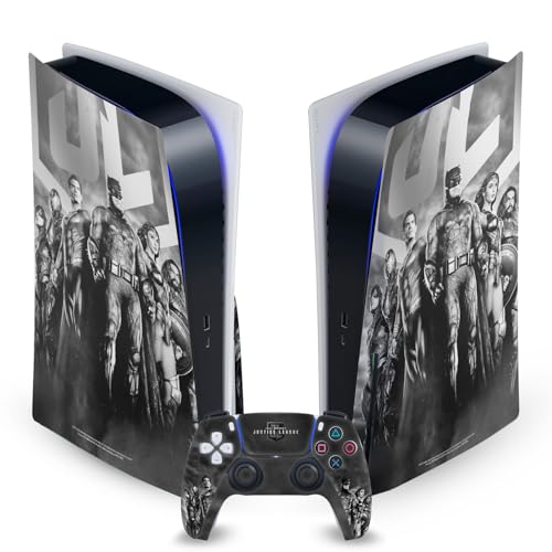Zack Snyder's Justice League Skin PS5 Disc et Manette autocollant vinyle par Head Case Designs