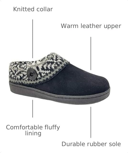 Image of Clarks Women's Angelina Furry Mule Slippers