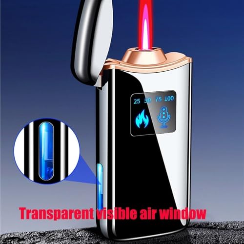 Encendedor de butano metálico portátil activado por voz miniatura 5