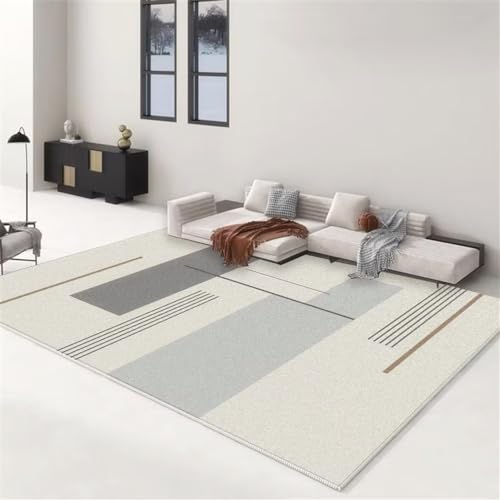 Tapis chambre à coucher durable gris anti-usure pour sol de salon - 2