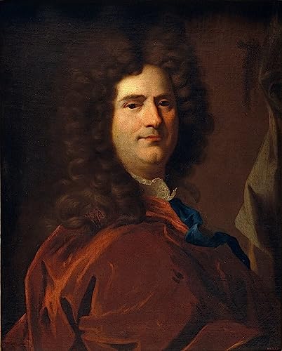 Impression d'affiches art portrait Hyacinthe Rigaud toile décoration mural 60x90cm