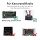 RED WOLF Autoradio ISO Adapter Kabelbaum Radioanschlusskabel für Kenwood JVC Stereo Radio Adapter Kabelbaum ISO Kabel Aftermarket Headunit 16 pin