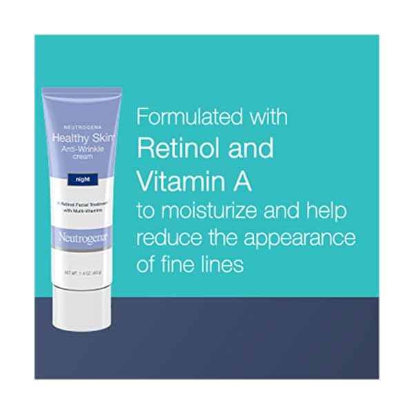 Neutrogena-Healthy-Skin-Anti-Wrinkle-Retinol-Cream-with-Vitamin-E-and-Vitamin-B5-Night-Moisturizer-with-Retinol-Vitamin-E-Vitamin-B5-Glycerin-14-oz Neutrogena Healthy Skin Anti Wrinkle Retinol Cream with Vitamin E and Vitamin B5 - Night Moisturizer with Retinol, Vitamin E, Vitamin B5, Glycerin, 1.4 oz