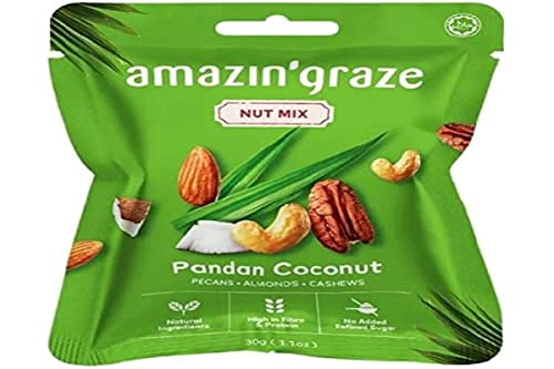 Amazin Graze Mini Pandan Coconut Nut Mix 30G