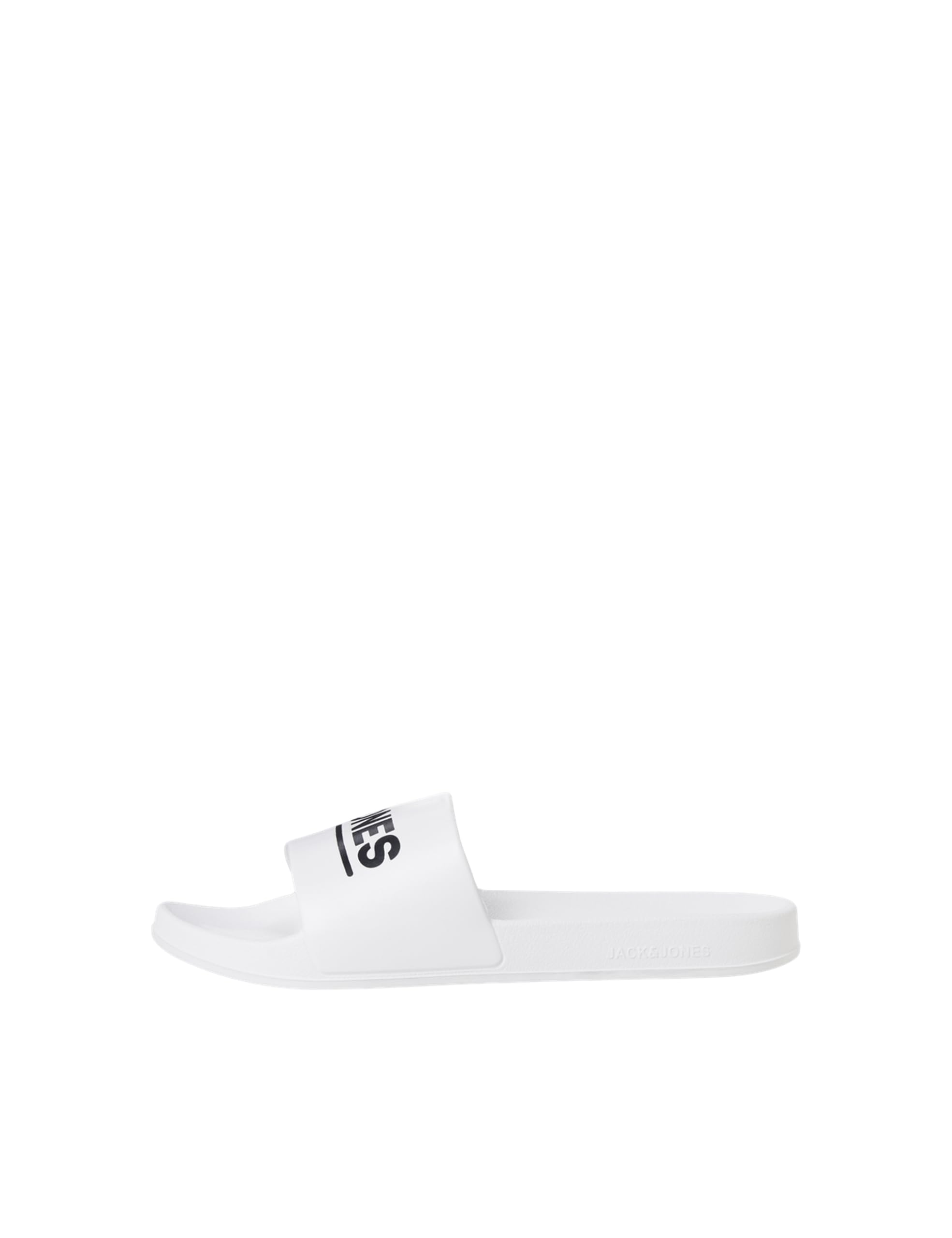 JACK & JONES Men's Jfwollie Slider Ln Flip Flops, White, 6 UK
