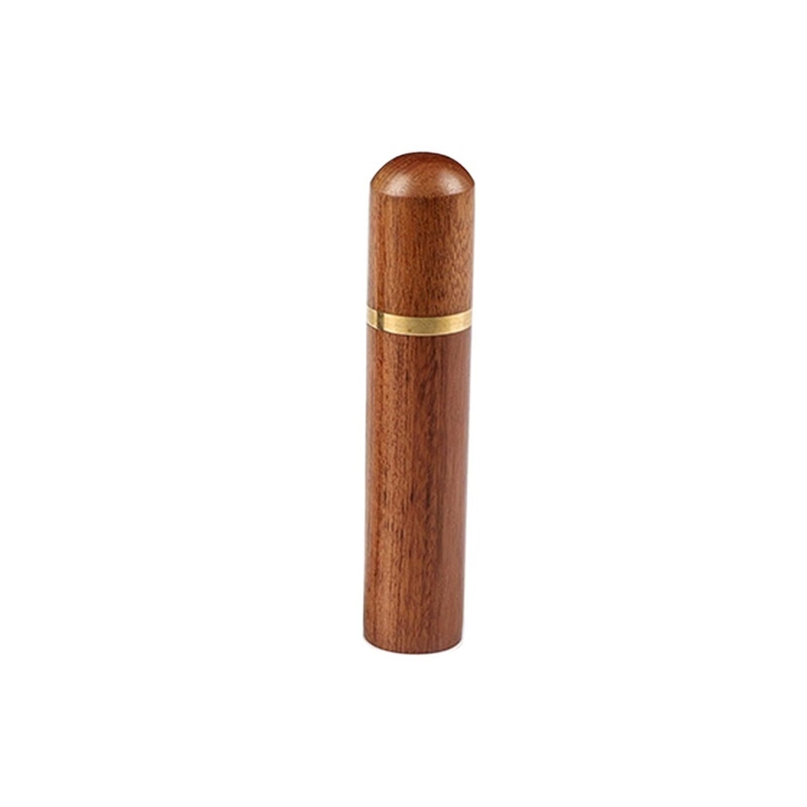 Gwyzax Brown Toothpick Holder 30Pcs Portable Wood Toothpick Holder Dispenser For Pocket, Living Room Storage Box