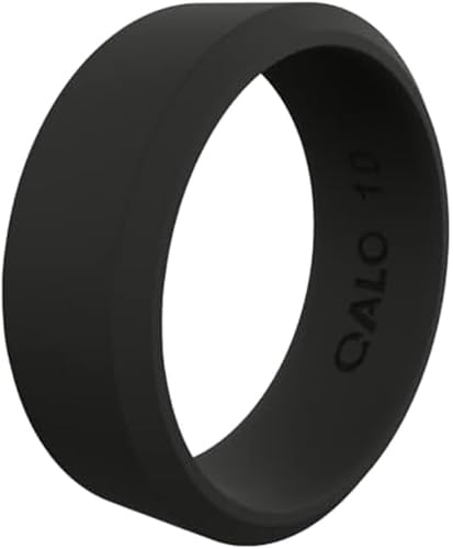 QALO Unisex Silicone Rings – Flexible, Comfort Fit, Skin-Friendly Rubber Rings –