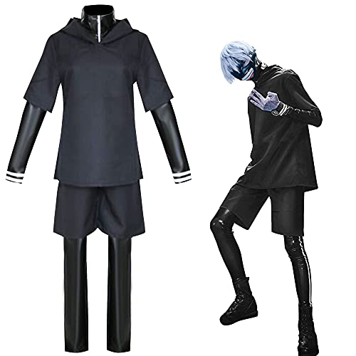 Zhongkaihua Tokyo Ghoul Ken Kaneki Masque Cosplay - Costume Kirishima Toka pour Halloween et Carnaval