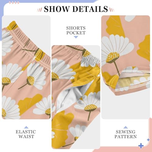 Pajama Bottoms, Pajamas Long Pant Gingko Leaves Lounge Wear Elastic Waist Sleep Pants Soft Pjs Sleepwear4