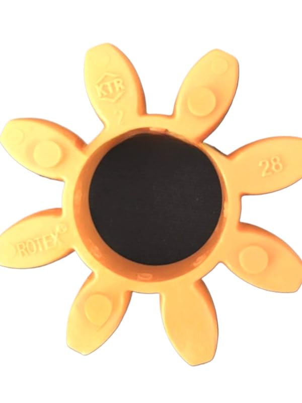 1PC NEW ROTEX GR19 24 28 38 42 48 55 65 75 90 100 Hollow Orange Elastomer (GR28 elastomer (hollow orange))