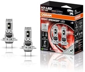 OSRAM NIGHT BREAKER LED SPEED H7 450, LED de luz de carretera y de cruce homologado para calle, hast...
