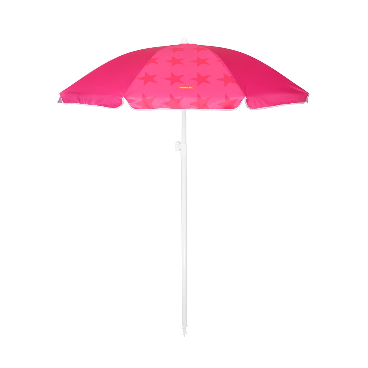 Flamingueo Sombrilla Playa Grande 210x160cm - Parasol con Protección Solar UPF50+ para Playa, Jardín y Piscina - Con Bolsa Transporte - Orientación y Altura Regulable - Fucsia