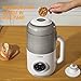 8-in-1 Nut Milk Maker, 40oz Blender Homemade Almond, Oat, Soy, Coconut milk, Juice & Soup, Electric Bean Milk Machine with Delay Start/Auto-Clean/Boil Water/Keep Warm, White