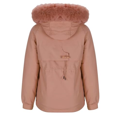 Long Sleeve Hoods for Women Fall Winter Warm Hooded Plain Padded Jacket Hooded Outfits Women 2025 Trendy Y2K4