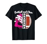 Football and Cheer Grandma of Cheerleader & Football Player T-Shirt