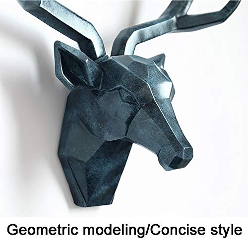 Feelme Large Faux Deer Head Wall Art For Your Home, Wall Mounted Faux Antlers Wall Sculptures, Faux Taxidermy Animal Head Wall Decor #TOP3