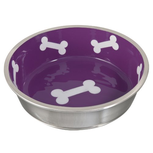Loving Pets Robusto Bowl for Dogs, Small, Violet