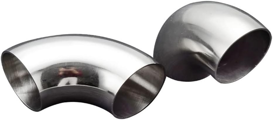 304 Stainless Steel 90 Degree Angle Rectangular Welded Elbow, for Sanitary Fittings Exhaust Pipe Modified DIY Brewing Equipment (Size : 63 x2mm)
