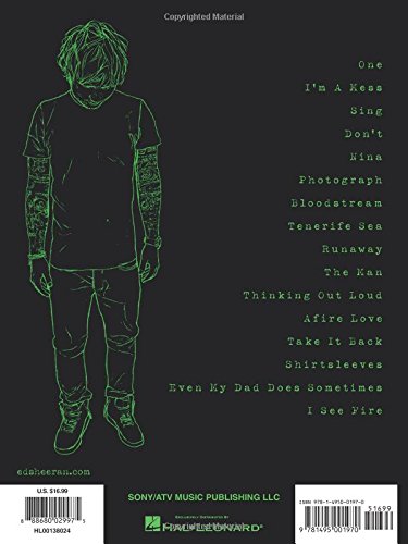 Ed Sheeran - X - Piano, Vocal and Guitar Chords - Image 2