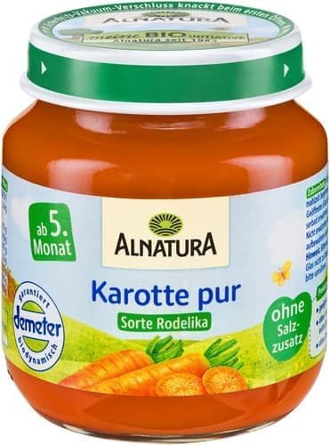 Alnatura DEMETER Karotte pur (0.12 kg) (Packung mit 6)