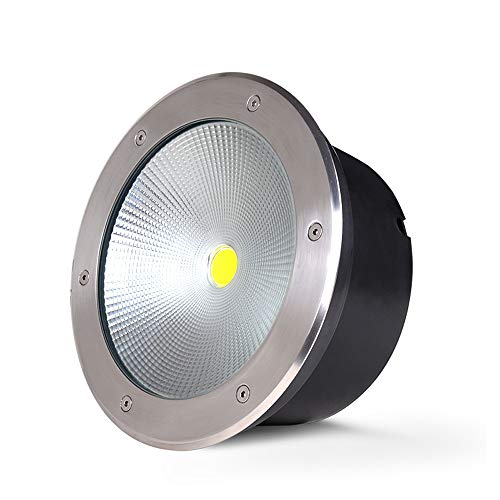 Lampada da Incasso a LED da 3W/5W/7W/10W/15W/20W/30W, Lampada da Pavimento Quadrata interrata, Sorgente Luminosa COB, IP65 Impermeabile, Acciaio Inossidabile Integrato