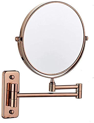Miroir de maquillage mural 8 pouces pivotant pliable pour miroir cosmétique