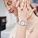 LN LENQIN Reloj Mujer Reloj de Mujer Resistente Al Agua Relojes de Cuarzo AnalóGico Correa De Acero Inoxidable Imagen de LN LENQIN Reloj Mujer Reloj de Mujer Resistente Al Agua Relojes de Cuarzo AnalóGico Correa De Acero Inoxidable